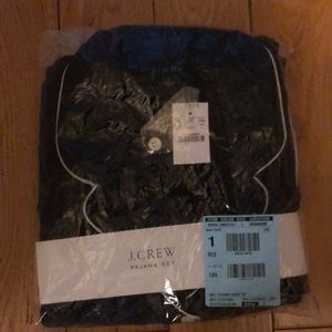 J. Crew Factory short sleeved pajama set in navy